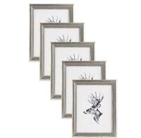 3er Set 10x15cm Bilderrahmen Artos Stil Holz Rahmen Fotogalerie Glasscheibe,...