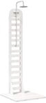 Vidaxl Outdoor Shower 223 Cm Solid Pine Wood And Stainless Steel White