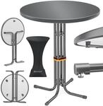 Kesser&reg; Gastro-stehtisch Klappbar, Wetterfest - Anthrazit, &Oslash; 80 Cm, 1er Set