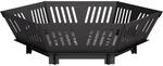 Feuerstelle Schwarz 80 X 80 X 23 Cm Stahl Vidaxl