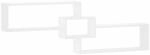 Vidaxl Wall Shelf White 158 X 17 X 53 Cm Engineered Wood