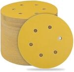 Klett Schleifpapier 150mm, 6-loch, 220er K&ouml;rnung, F&uuml;r Exzenterschleifer