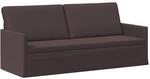 3-sitzer Sofa Dunkelbraun 190 X 81 X 82 Cm Stoff Vidaxl