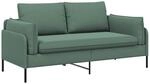 2-sitzer Sofa Meergr&uuml;n 188 X 81 X 89 Cm Samt Vidaxl