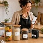 Nedis Drucker / Einschlussloser Druck / Schwarz / Wei&szlig; / Bluetooth&reg; / 200 Dpi /