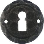 Halc&ouml; - Schl&uuml;sselrosette Sill - Bb, &Oslash; 50 Mm, Verzinkt Schwarz Passiviert