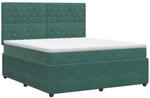 Boxspringbett Mit Matratze Dunkelgr&uuml;n 180 X 200 Cm Samt Vidaxl