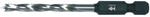 Fisch Holzspiralbohrer Mit 1/4" Bit Aufnahme Din3126 Holzbohrer Bohrer &Oslash; 5mm...