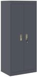 Vidaxl Storage Cabinet Anthracite 60 X 40 X 140 Cm Steel