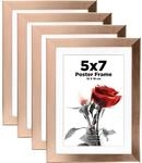 Bilderrahmen 13x18 Cm 4er-set Rose Gold Mit Acrylglas Und Passepartout