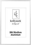 Aluminium Bilderrahmen 30x45cm Silber Mit Acrylglas Und Passepartout