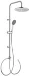 Kronenbach Duschsystem Aufputz Ohne Armatur, Mit Kopfbrause &Oslash; 22,5 Cm, Rund