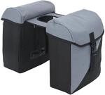 Fahrradtasche Grau Und Schwarz 31,5 X 15,5 X 40 Cm Polyester Vidaxl