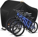 Fahrradabdeckung 420d Oxford Wasserdicht F&uuml;r 3 Fahrr&auml;der, Wetterfest, Mit
