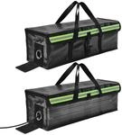 2er Set E-bike Akku Tasche Feuerfest, Wasserdicht, F&uuml;r Lagerung & Transport