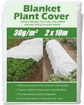Pflanzenschutzvlies 2x10m 30g/m&sup2; Frostschutz Vlies F&uuml;r Pflanzen, Atmungsaktiv,