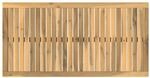 Tischplatte 108,5 X 55 X 2 Cm Rechteckig Massives Akazienholz Vidaxl