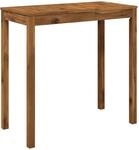Vidaxl Garden Bar Table Natural 108.5 X 55 X 105 Cm Solid Acacia Wood