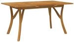 Gartentisch 150x90x75 Cm Massivholz Akazie Vidaxl