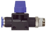 Riegler 3/2-wegeventil &raquo;blaue Serie&laquo;, Steckanschluss, R 1/4 A., S-g &Oslash; 12mm