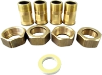 Wolf Anschluss-set Fittings 1 Schraubanschlu&szlig; (ms Ag), F&uuml;r Sl-32.., 2071984