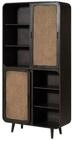 Schrank Mango Dunkelgrau Lackiert 100x40x200 Cm Teilmontiert Valencia 216