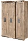 Kleiderschrank Mango Beige Lackiert 3-t&uuml;rig Teilmontiert Railway 369