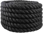 Juteseil 400 Mm 25 M Schwarz 100% Tossa Jute Vidaxl