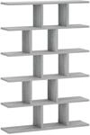 Wandregal Sonoma-grau 70 X 17 X 101 Cm Holzwerkstoff Vidaxl