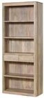 B&uuml;cherregal Mango Wei&szlig; Lackiert 88x40x205 Cm Montiert Toronto 318