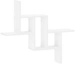 Vidaxl Wall Shelf White 87 X 17 X 75 Cm Engineered Wood