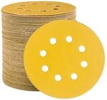 Schleifpapier 125mm Klett P800 8 Loch F&uuml;r Exzenterschleifer 100 St&uuml;ck
