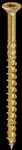 Bichromatierte Holzschraube - Senkkopf - Teilgewinde - Torx-abdruck -