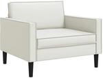 Xl Sessel Wei&szlig; Kunstleder Vidaxl
