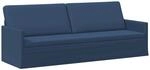3-sitzer Sofa Blau 220 X 81 X 82 Cm Stoff Vidaxl