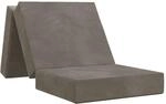 Klappsofa Bett 75 X 63 X 45 Cm Hellgrau Vidaxl