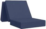 Klappsofa Bett 75 X 63 X 45 Cm Blau Vidaxl