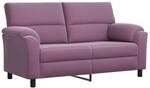 Sofa Lila 174 X 85 X 93 Cm Samt Vidaxl