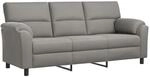Sofa Hellgrau 214 X 85 X 93 Cm Samt Vidaxl