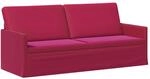 3-sitzer Sofa Weinrot 190 X 81 X 82 Cm Samt (v) Vidaxl