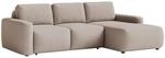 Selsey Carnos Mini &ndash; Ecksofa Mit Schlaffunktion, Ottomane Rechts, Chenille