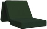 Klappsofa Bett 90 X 63 X 45 Cm Dunkelgr&uuml;n Vidaxl