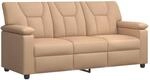 Sofa Cappuccino 191 X 85 X 93 Cm Kunstleder Vidaxl