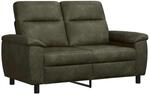 Sofa Olivegr&uuml;n 158 X 90 X 95 Cm Kunstwildleder Vidaxl