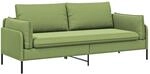 3-sitzer-sofa 3-sitzer Hellgr&uuml;n 222 X 81 X 89 Cm Samt Vidaxl
