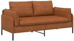 2-sitzer Sofa Braun 188 X 81 X 89 Cm Kunstleder Vidaxl
