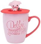 Grupo Erik Dobby Tasse Rosa 350 Ml Mit Silikondeckel