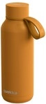 Quokka Solid Mit Tragegurt - 510 Ml Edelstahl-thermosflasche Mit Tragegurt (senfgelb)