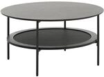 Selsey Mogest - Couchtisch, Eiche Schwarz, 80 Cm
