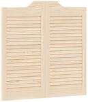 Vidaxl Swing Doors 80 X 40 Cm Solid Pine Wood Natural